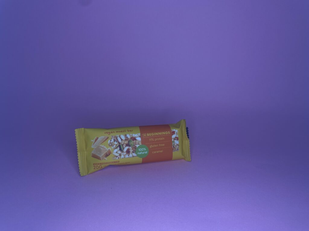 Wheatnever epood, The Beginnings gluteenivaba müslibatoon