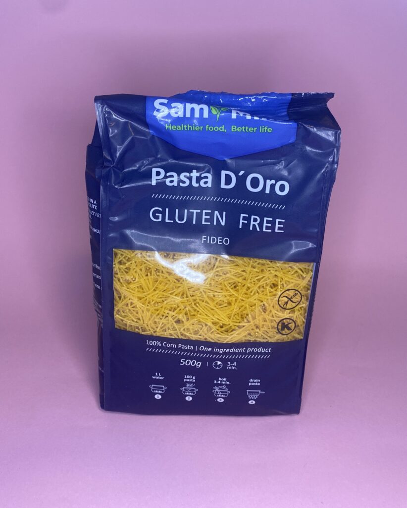 Wheatnever epood, Sam MIlls gluteenivaba pasta